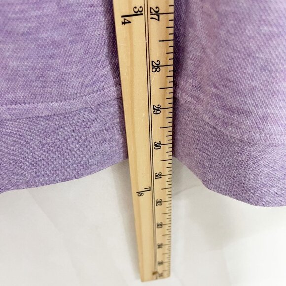 Peter Millar Purple Quarter Zip Pullover Sweater Cotton - Men's Size XL - Picture 6 of 6